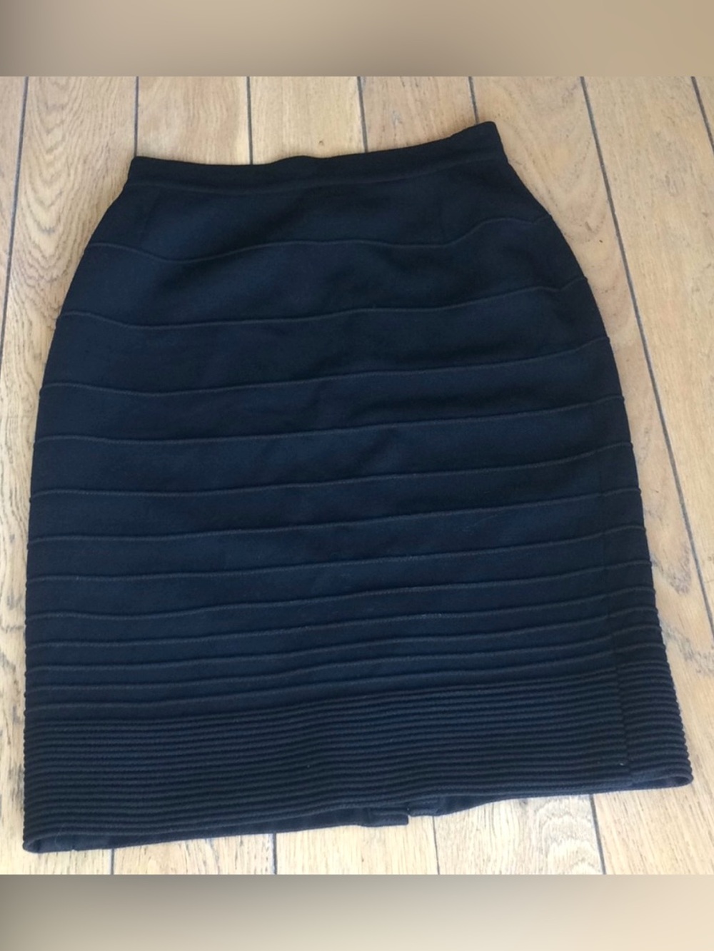 VTG Gianni Versace Vintage Pencil Wool Skirt  T.40.